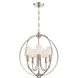 Sylvan 5 Light 22.5 inch Polished Nickel Chandelier Ceiling Light