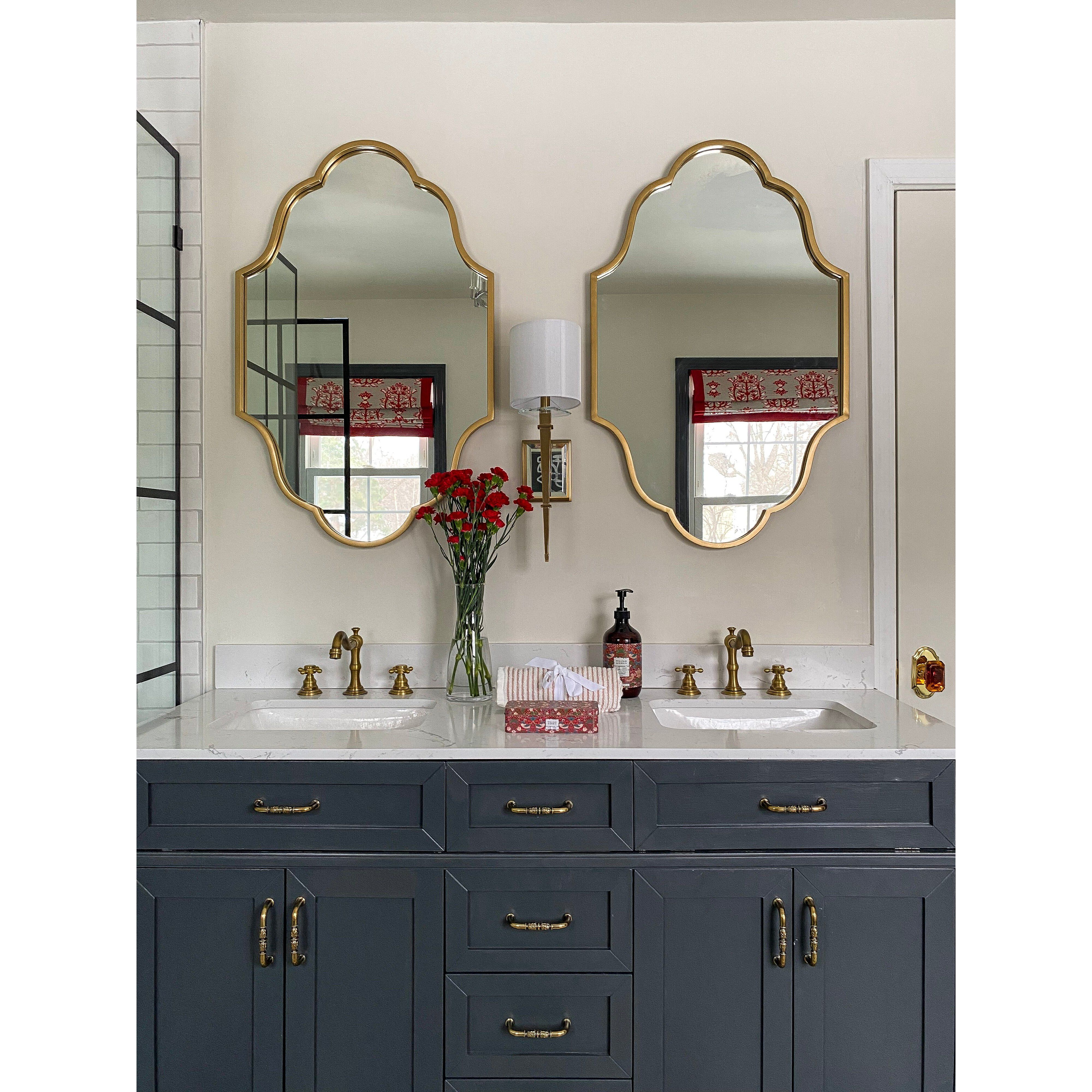 Clifton Bath Sconce Wall Light in Aged Brass