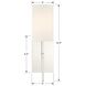 Veronica Sconce Wall Light in Polished Nickel