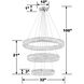Kinsley 1 Light 32 inch Polished Chrome Pendant Ceiling Light