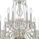Traditional Crystal 10 Light 23 inch Polished Brass Chandelier Ceiling Light