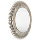Broche 46.75 X 46.75 inch Antique Silver Mirror