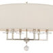Paxton 6 Light 25.5 inch Polished Nickel Chandelier Ceiling Light