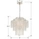 Arielle 4 Light 18 inch Antique Silver Chandelier Ceiling Light