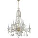 Traditional Crystal 12 Light 37.50 inch Chandelier