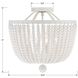 Rylee 4 Light 16.5 inch Matte White Semi Flush Ceiling Light