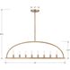Abbott 8 Light 42 inch Vibrant Gold Chandelier Ceiling Light