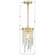 Winfield 1 Light 7 inch Antique Gold Mini Pendant Ceiling Light