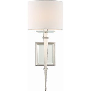 Clifton 1 Light 8 inch Polished Nickel Sconce Wall Light