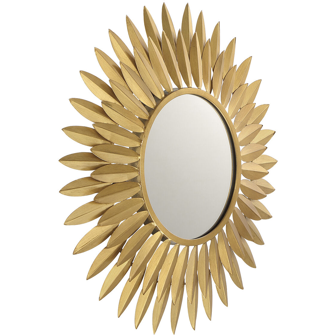 Broche 20 X 20 inch Antique Gold Mirror