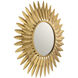 Broche 20 X 20 inch Antique Gold Mirror