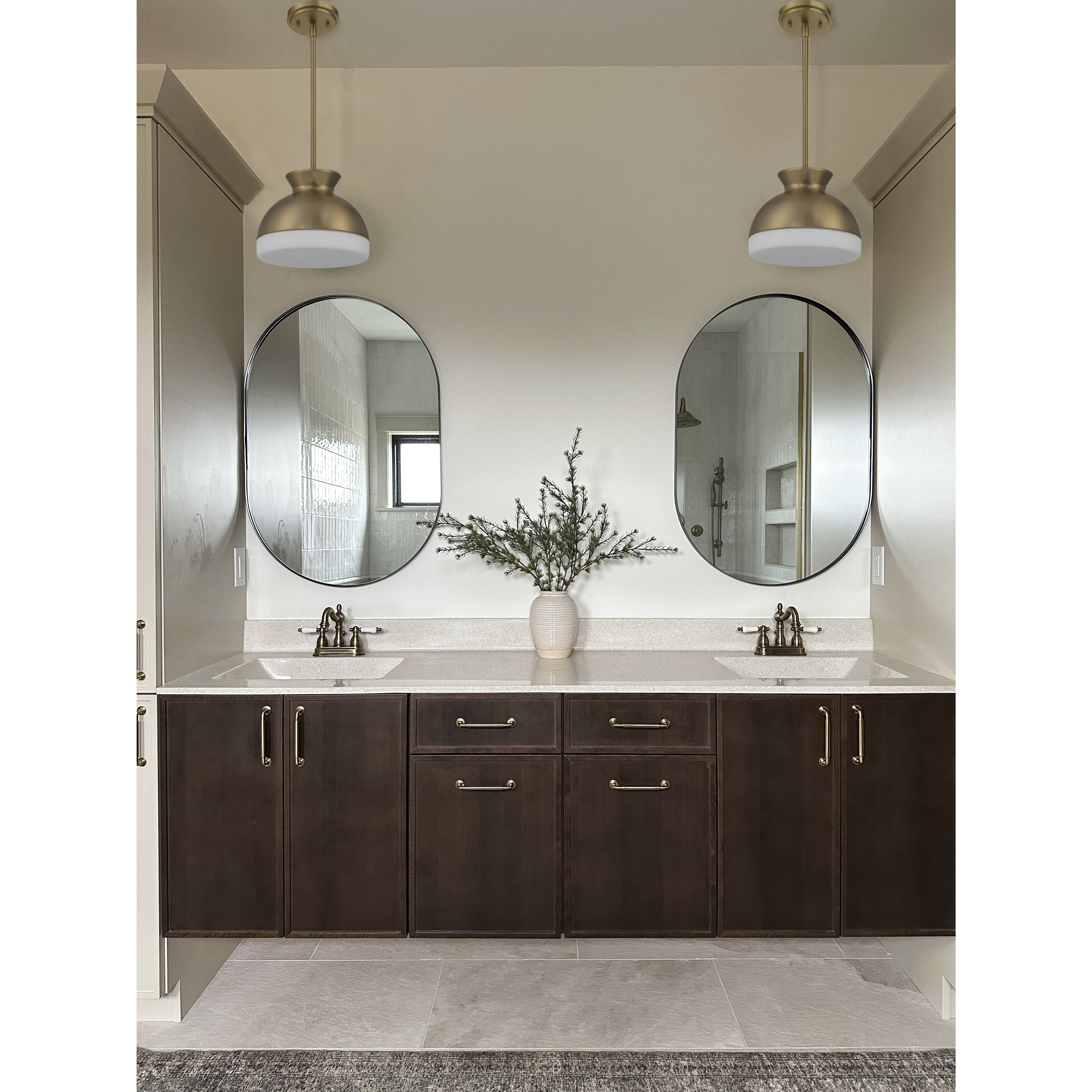 Gidget 1 Light 10.25 inch Vibrant Gold Mini Pendant Ceiling Light