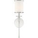 Hatfield Sconce Wall Light in Polished Nickel