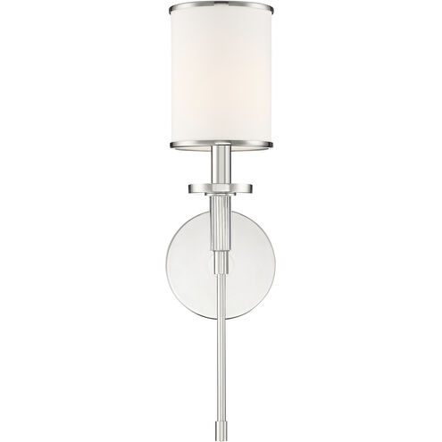 Hatfield Sconce Wall Light in Polished Nickel