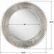 Broche 46.75 X 46.75 inch Antique Silver Mirror