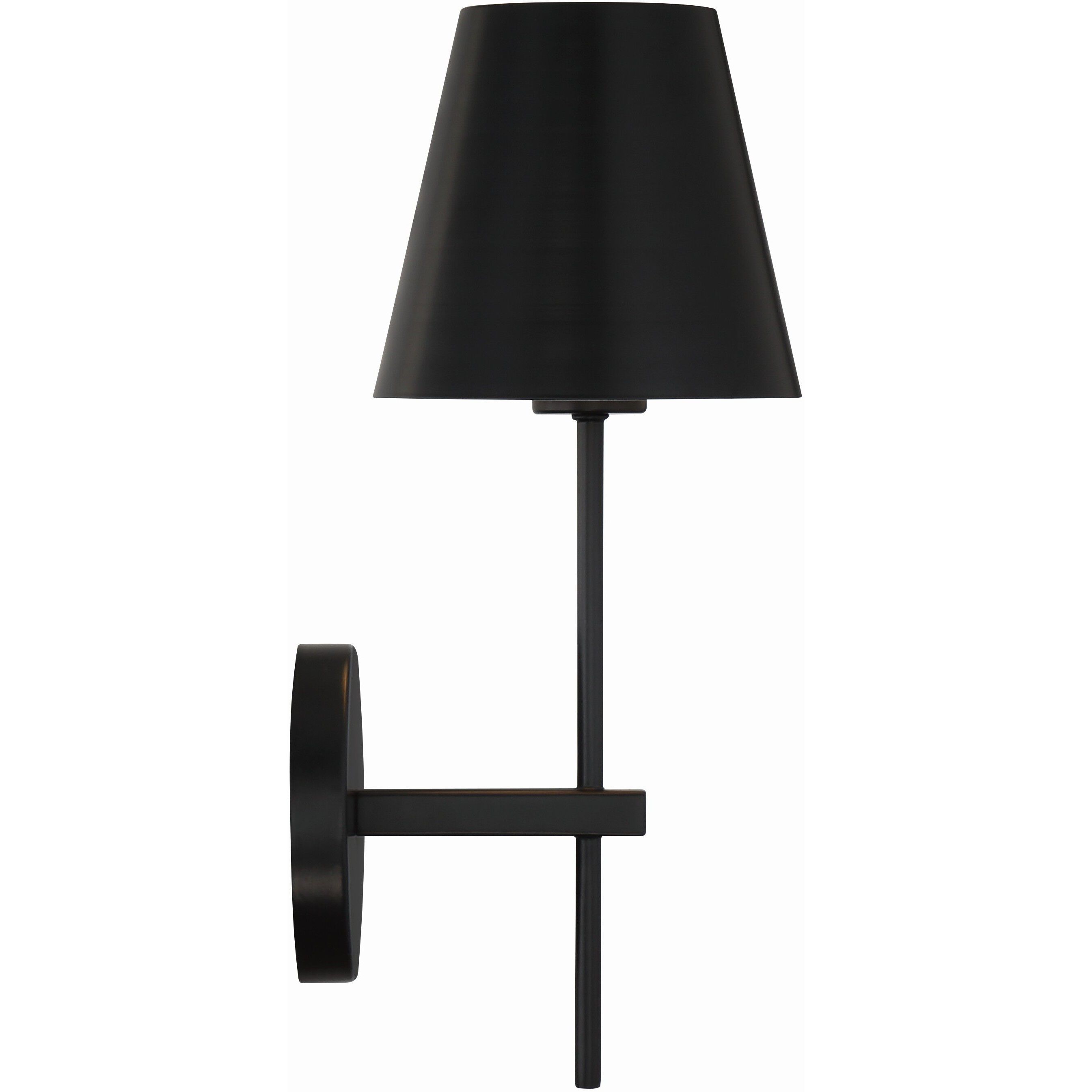 Xavier Bath Sconce Wall Light in Matte Black