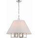 Westwood 6 Light 24 inch Polished Nickel Chandelier Ceiling Light