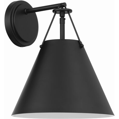 Xavier Sconce Wall Light in Matte Black