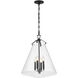 Voss 4 Light 18 inch Matte Black Pendant Ceiling Light