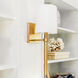 Bromley 1 Light 5.5 inch Vibrant Gold Sconce Wall Light