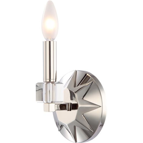 Carson 1 Light 5 inch Polished Nickel ADA Sconce Wall Light