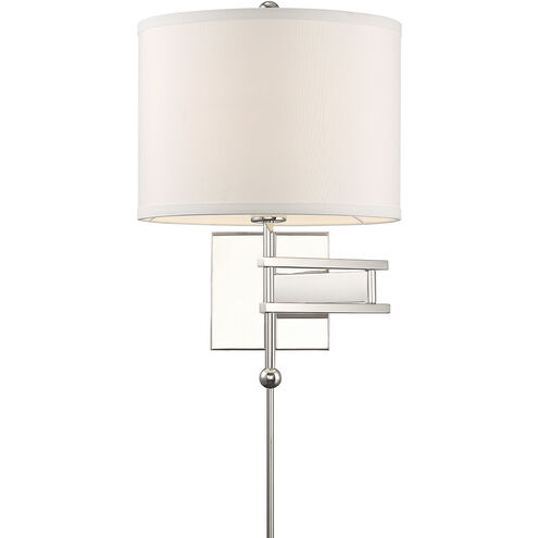 Marshall 20.5 inch 60.00 watt Polished Nickel Task Sconce Wall Light