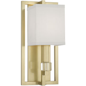 Dixon 1 Light 7 inch Aged Brass Wall Sconce Wall Light in Aged Brass (AG)