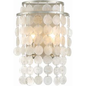 Brielle 2 Light 9 inch Antique Silver Sconce Wall Light