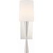 Trenton Bath Sconce Wall Light in Polished Nickel