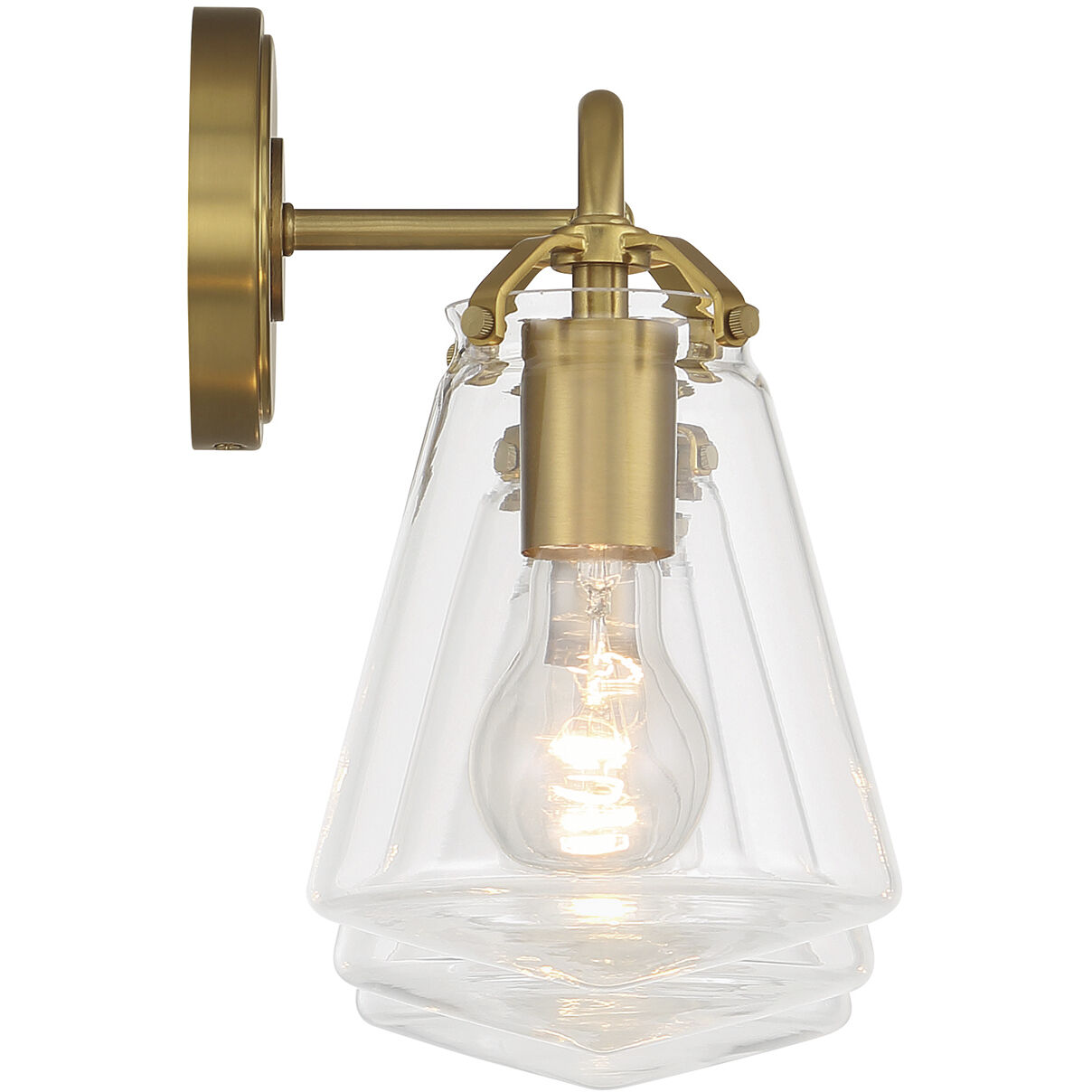 Voss Bath Vanity Light Wall Light in Luxe Gold