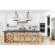 Bryant 6 Light 24 inch Black Forged Chandelier Ceiling Light