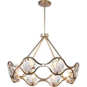 Quincy 8 Light 30 inch Distressed Twilight Chandelier Ceiling Light