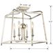 Sylvan 4 Light 16 inch Polished Nickel Semi Flush Ceiling Light