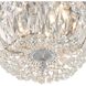 Waltham 3 Light 12 inch Polished Chrome Flush Ceiling Light in Clear Spectra