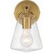 Voss Bath Sconce Wall Light in Luxe Gold