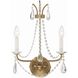 Karrington 2 Light 12.5 inch Aged Brass Sconce Wall Light