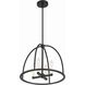 Abbott 4 Light 18.25 inch Black Lantern Chandelier Ceiling Light