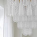 Ollie 16 Light 26.25 inch Aged Brass Chandelier Ceiling Light in Sand Glass Clear
