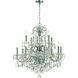 Imperial 12 Light 29.5 inch Polished Chrome Chandelier Ceiling Light in Clear Hand Cut