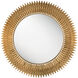 Broche 46.75 X 46.75 inch Antique Gold Mirror