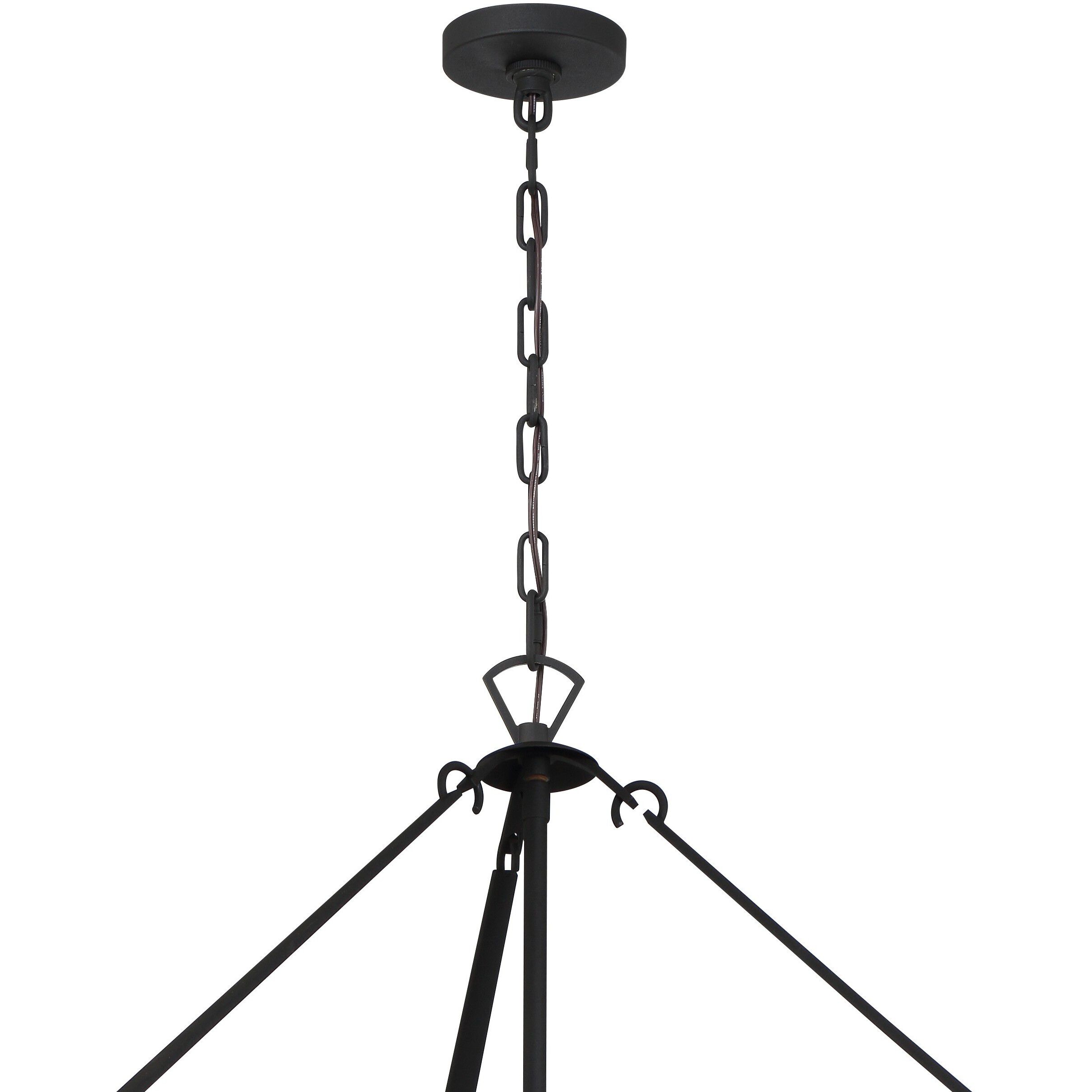 Crystorama EMO-5409-BF Emory 22 Light 40 inch Black Forged