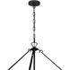 Emory 22 Light 40 inch Black Forged Chandelier Ceiling Light