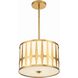 Royston 3 Light 15 inch Antique Gold Chandelier Ceiling Light