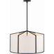 Carlyn 6 Light 24 inch Black Chandelier Ceiling Light