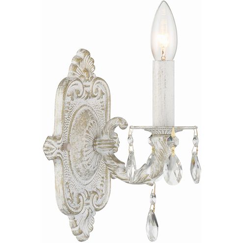 Paris Market 1 Light 6.25 inch Antique White Sconce Wall Light in Clear Hand Cut