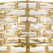 Meridian Pendant Ceiling Light in Antique Gold