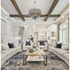 Addis 12 Light 26.75 inch Polished Chrome Chandelier Ceiling Light in Tronchi Glass Smoke