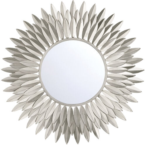 Broche 24 X 24 inch Antique Silver Wall Mirror