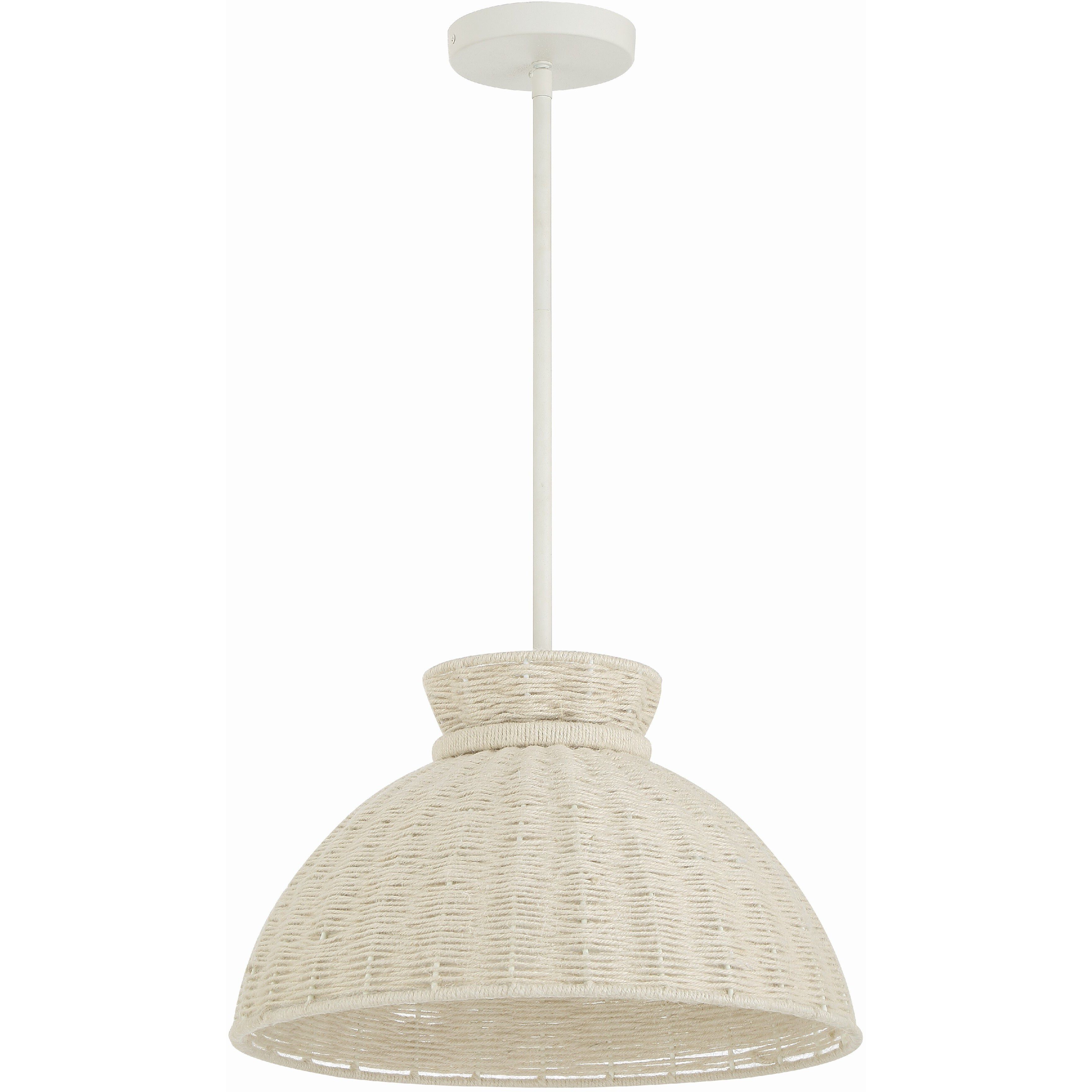 Reese 1 Light 16 inch Matte White Mini Chandelier Ceiling Light