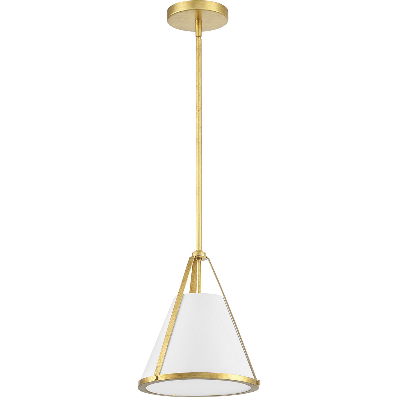 Fulton 1 Light 9.25 inch Antique Gold Mini Pendant Ceiling Light